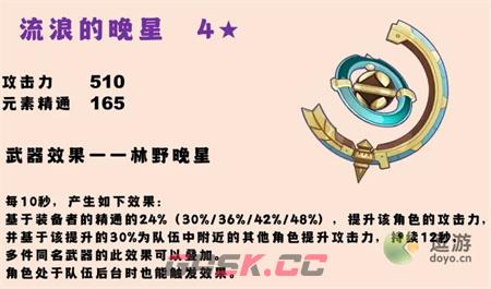 原神流浪的晚星值得抽吗-第1张-手游攻略-GASK