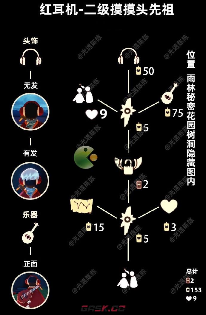 光遇6.9复刻先祖红耳机先祖兑换图2022-第2张-手游攻略-GASK