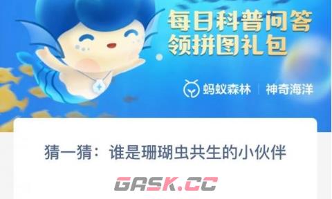 猜一猜谁是珊瑚虫共生的小伙伴-第2张-手游攻略-GASK