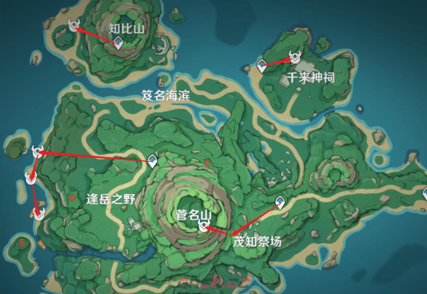 《原神》冬极白星突破材料采集路线攻略-第7张-手游攻略-GASK