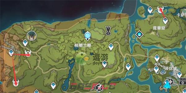 原神遗迹龙兽材料路线图分享-第1张-手游攻略-GASK