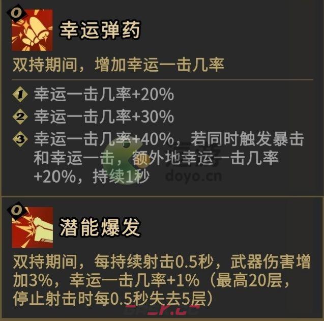 枪火重生手游獒乌幸运狂猎流派攻略-第2张-手游攻略-GASK