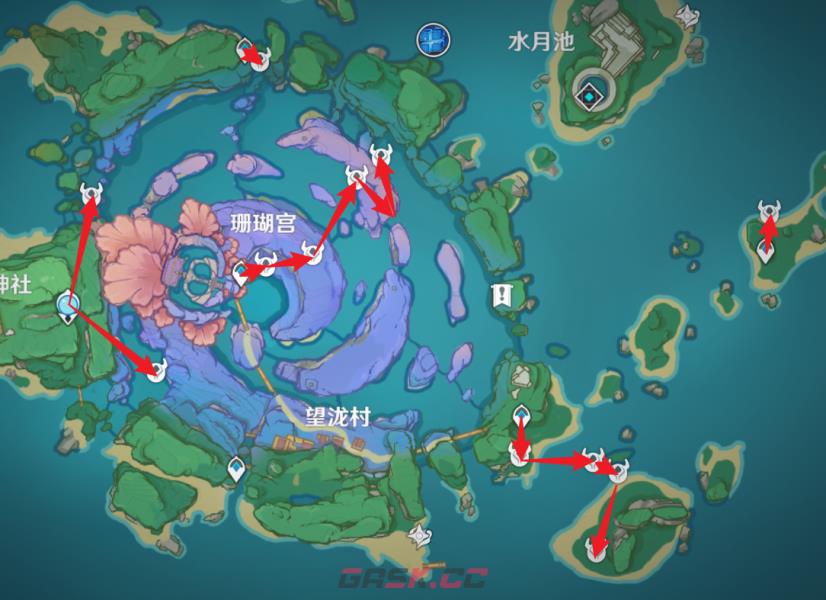 《原神》冬极白星突破材料采集路线攻略-第5张-手游攻略-GASK