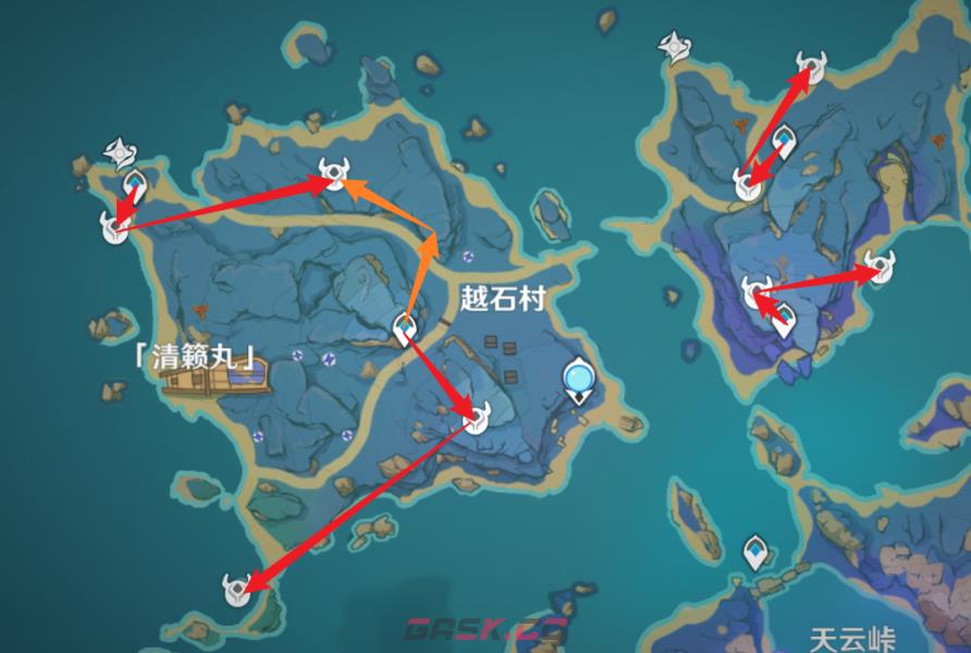 《原神》冬极白星突破材料采集路线攻略-第4张-手游攻略-GASK