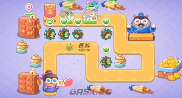 保卫萝卜4白萝卜传奇第5关攻略分享