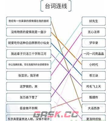 《我的文字世界》台词连线通关攻略-第2张-手游攻略-GASK