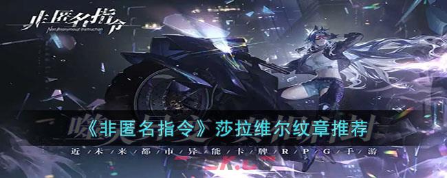 《非匿名指令》莎拉维尔纹章推荐-第1张-手游攻略-GASK