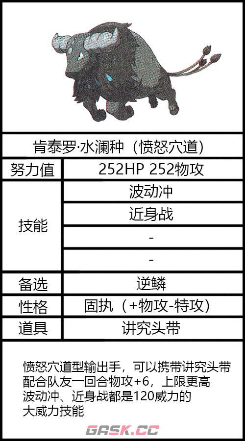 宝可梦朱紫肯泰罗火炽种水澜种技能选择推荐-第2张-手游攻略-GASK