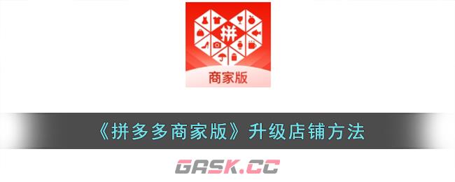 《拼多多商家版》升级店铺方法-第1张-手游攻略-GASK