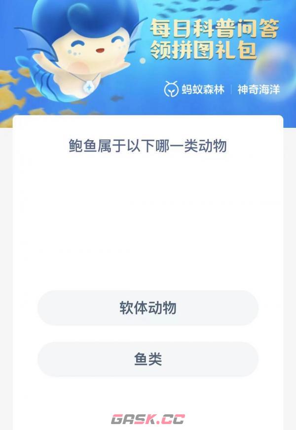 鲍鱼属于以下哪一类动物-第2张-手游攻略-GASK