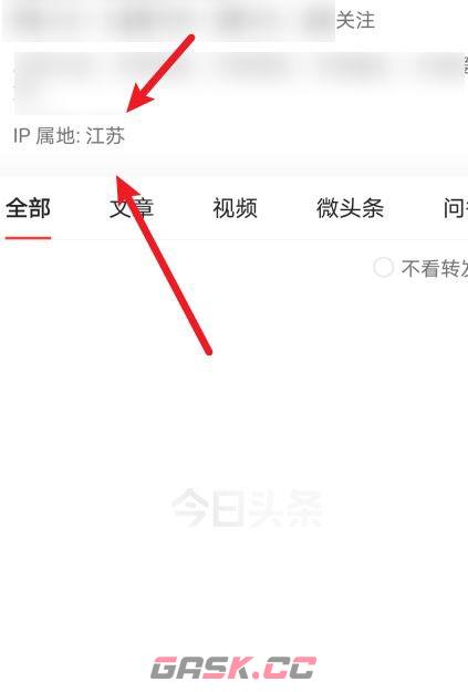 《今日头条》查看IP属地方法-第4张-手游攻略-GASK