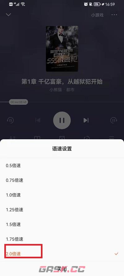 《番茄小说》倍速听书方法-第5张-手游攻略-GASK