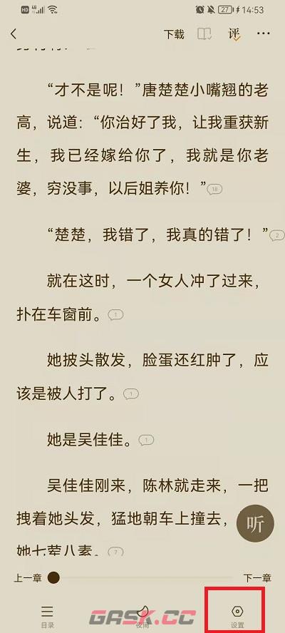《番茄小说》设置阅读模式方法-第3张-手游攻略-GASK
