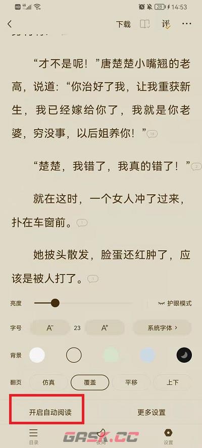 《番茄小说》设置阅读模式方法-第4张-手游攻略-GASK