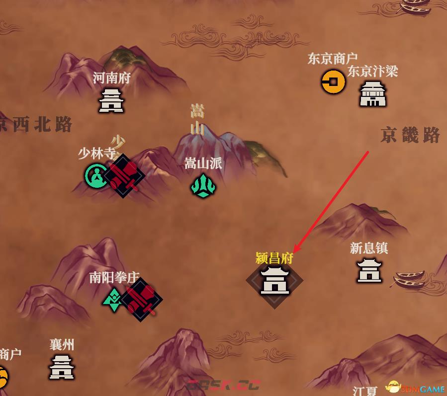 江湖十一柴阳居在哪 柴阳居位置一览-第1张-手游攻略-GASK