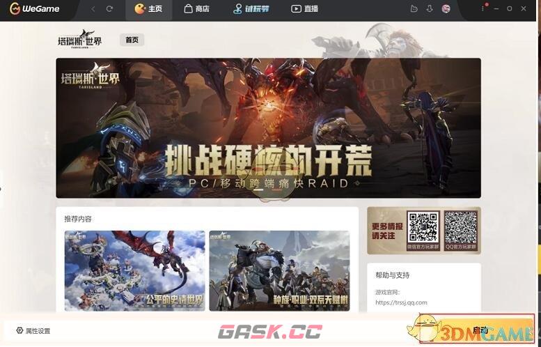 《塔瑞斯世界》迷雾测试PC端下载登录教程-第6张-手游攻略-GASK