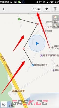 《百度地图》测量两个地点之间距离方法-第6张-手游攻略-GASK