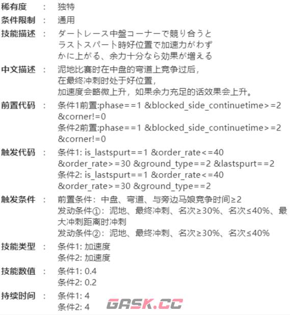 《赛马娘》北港火山技能介绍-第4张-手游攻略-GASK