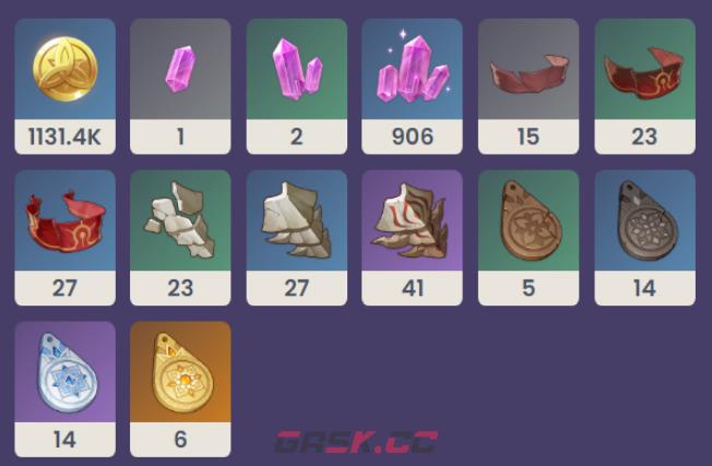 《原神》裁叶萃光升级材料一览-第2张-手游攻略-GASK