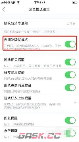 掌上英雄联盟夜间模式在哪(《掌上英雄联盟》开启夜间防骚扰模式方法)-第5张-手游攻略-GASK