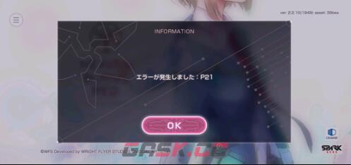 《绯染天空》错误代号P21解决方法-第2张-手游攻略-GASK