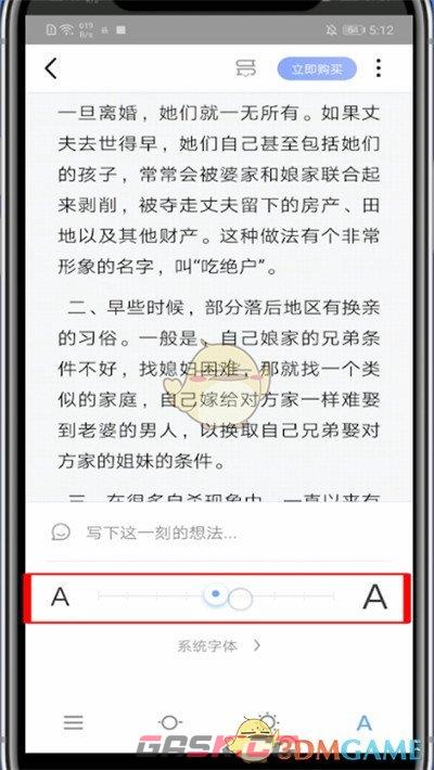 《十点读书》字体大小设置方法-第4张-手游攻略-GASK