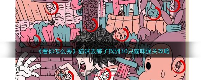 《看你怎么秀》猫咪去哪了找到30只猫咪通关攻略-第1张-手游攻略-GASK