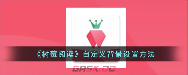 《树莓阅读》自定义背景设置方法-第1张-手游攻略-GASK