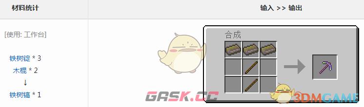 我的世界暮色森林铁树镐怎么获得-第1张-单机攻略-GASK