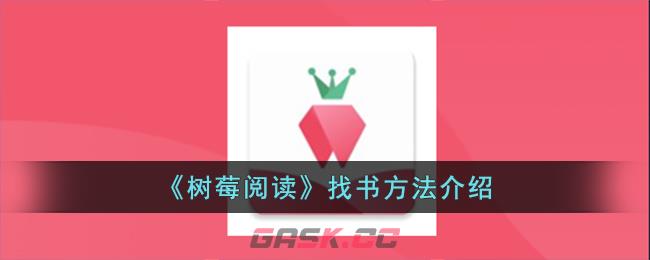 《树莓阅读》找书方法介绍-第1张-手游攻略-GASK