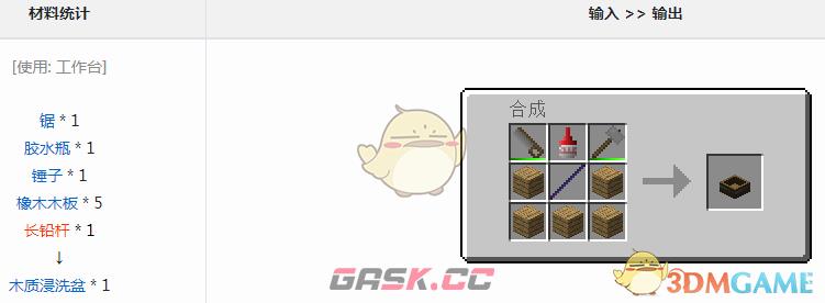 我的世界格雷科技6模组木质浸洗盆有什么用-第1张-单机攻略-GASK
