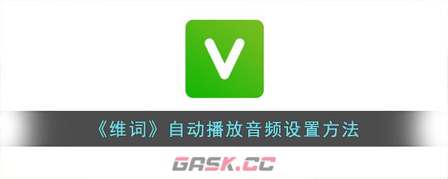 《维词》自动播放音频设置方法
