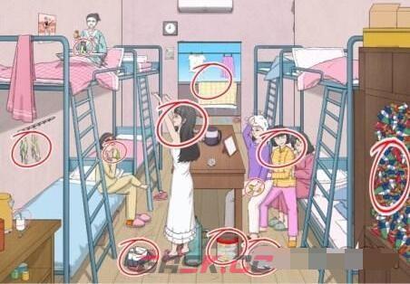 《文字脑洞》女生宿舍找出图中宿舍迷惑行为攻略-第2张-手游攻略-GASK