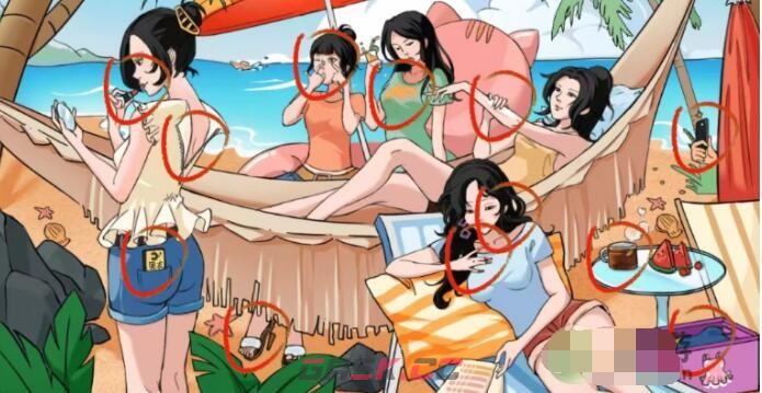 《疯狂梗传》找到12处美女的烦恼通关攻略-第2张-手游攻略-GASK
