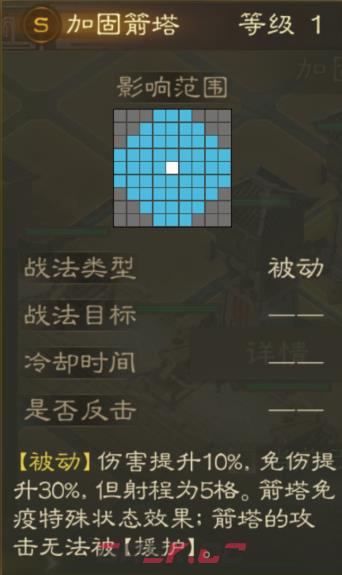 《三国志战棋版》加固箭塔详情一览-第3张-手游攻略-GASK