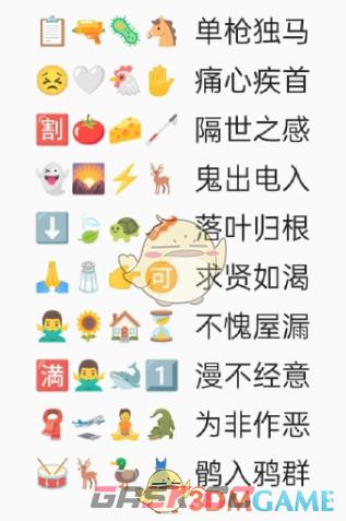 《卡普喔》emoji猜成语全部答案2023-第10张-手游攻略-GASK