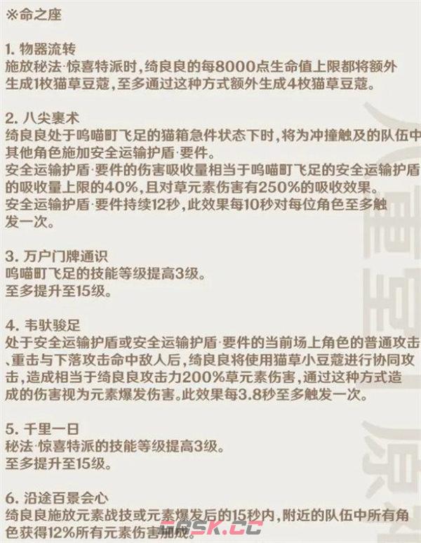 《原神》3.7绮良良技能命座效果一览-第5张-手游攻略-GASK
