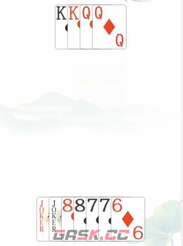 《文字玩出花》扑克残局1、2通关攻略-第2张-手游攻略-GASK
