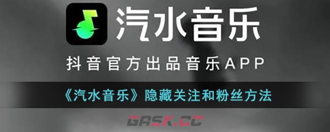 《汽水音乐》隐藏关注和粉丝方法-第1张-手游攻略-GASK