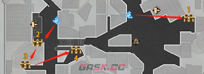 《崩坏：星穹铁道》磐岩镇宝箱收集路线-第2张-手游攻略-GASK