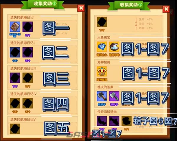 《疯狂骑士团》收藏品钓鱼攻略表-第2张-手游攻略-GASK