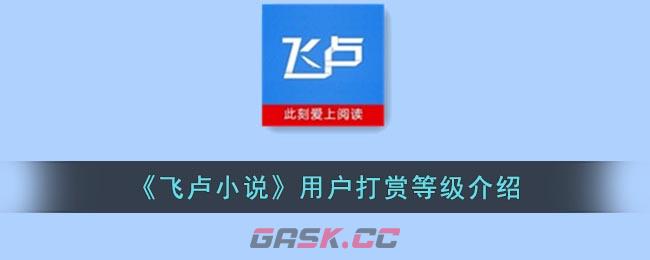 《飞卢小说》用户打赏等级介绍-第1张-手游攻略-GASK