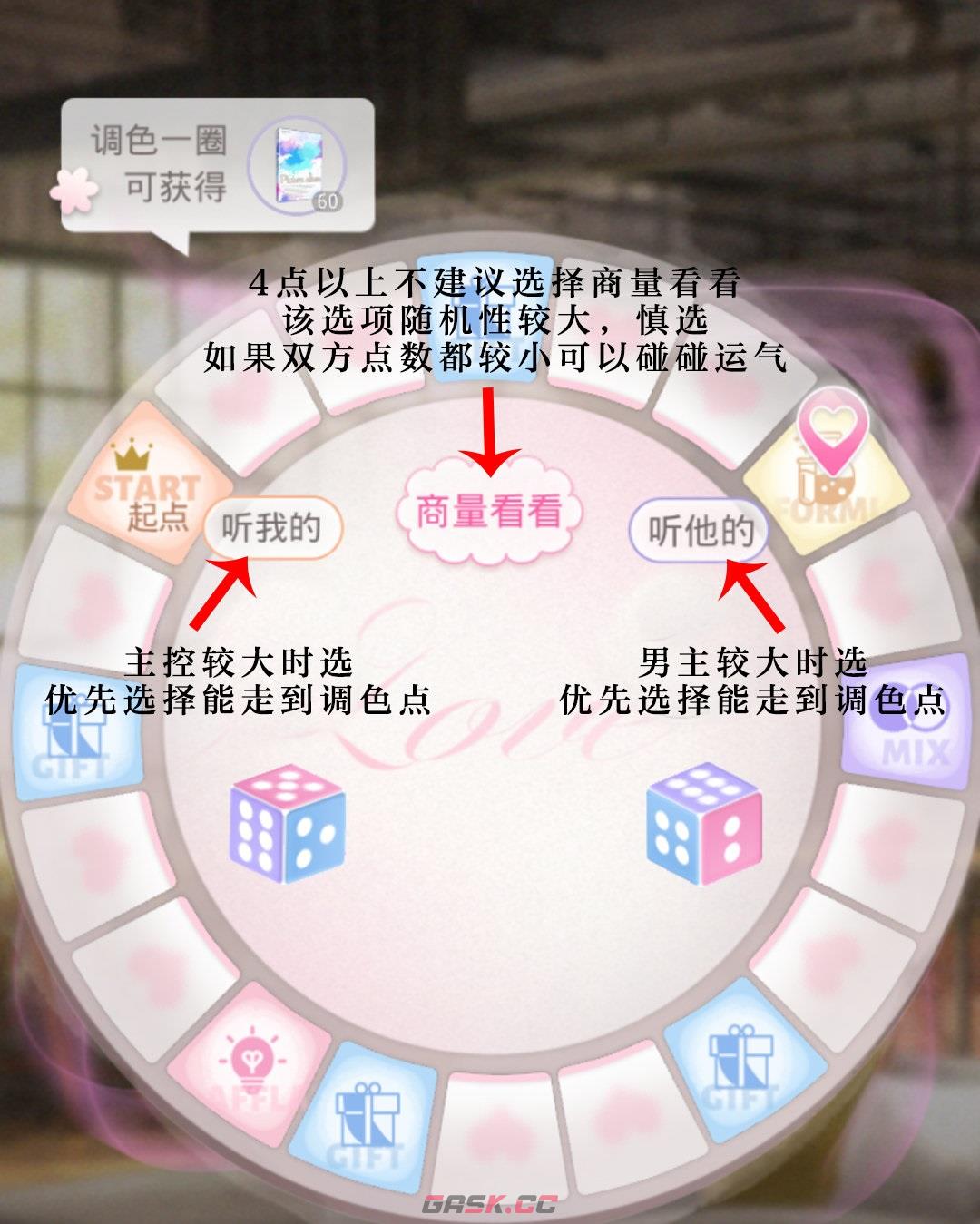 《光与夜之恋》秾彩绘意掷骰子攻略-第2张-手游攻略-GASK
