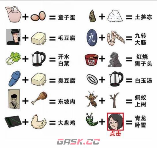 《玩梗高手》厨艺高手将原材料拖入锅内合成菜品通关攻略-第3张-手游攻略-GASK