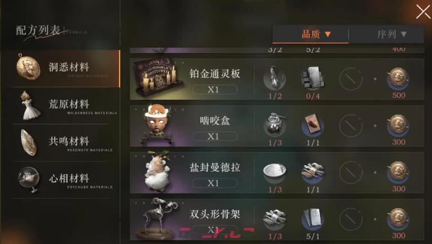《重返未来：1999》材料合成攻略大全-第4张-手游攻略-GASK