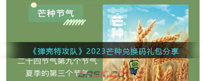 《弹壳特攻队》2023芒种兑换码礼包分享-第1张-手游攻略-GASK