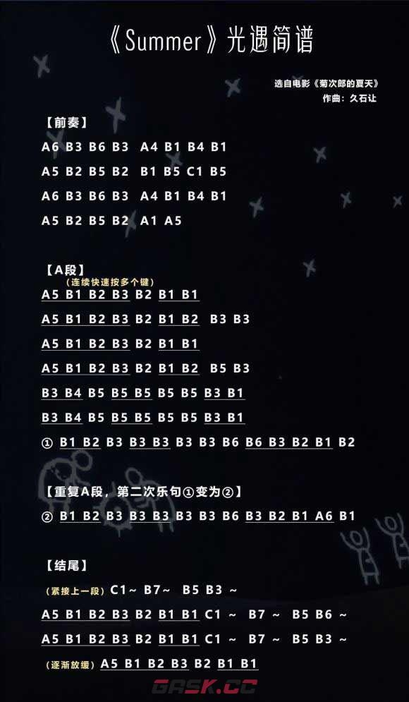 《光遇》琴谱热门歌曲最新2023-第38张-手游攻略-GASK