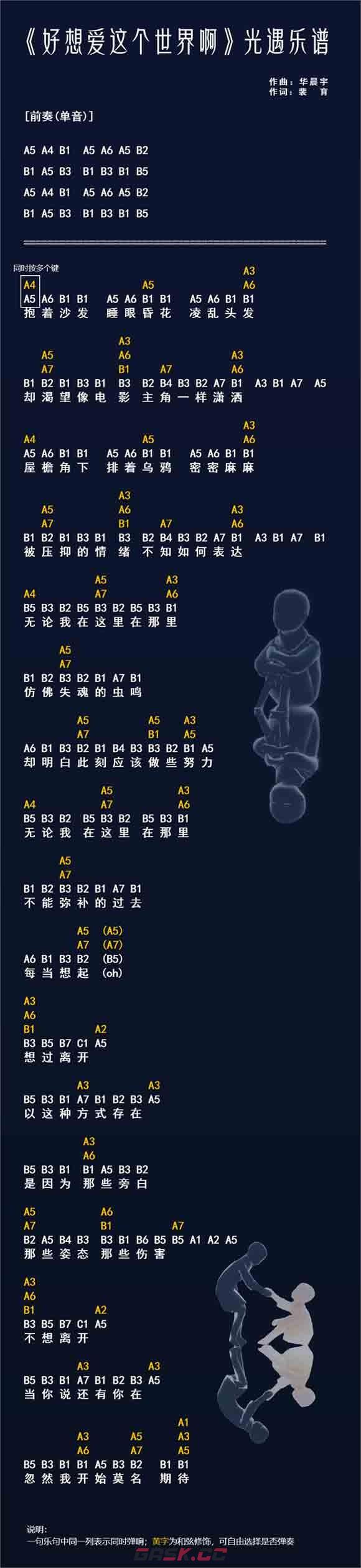 《光遇》琴谱热门歌曲最新2023-第12张-手游攻略-GASK