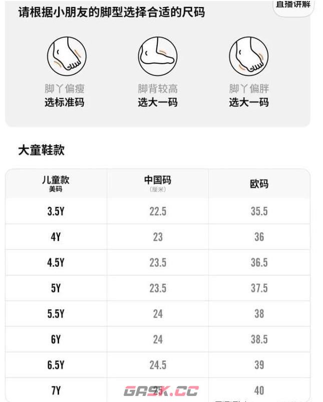 淘宝每日一猜耐克儿童鞋最大参考脚长是-第4张-手游攻略-GASK