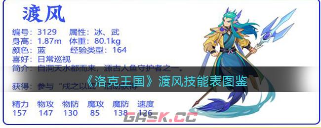 《洛克王国》渡风技能表图鉴-第1张-手游攻略-GASK